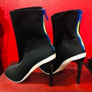 Aldo boots open toe